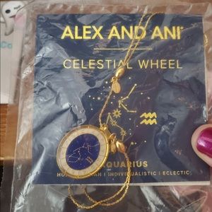 Alex and Ani Aquarius Celestial Wheel Necklace
